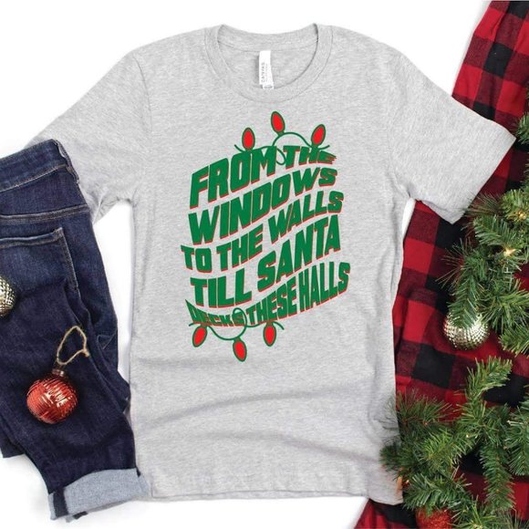 Next Level T Shirt‎- From the Window to the Walls till Santa Deck the Hall 3XL - Picture 1 of 2